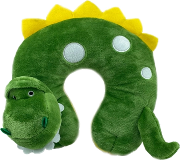 Plüsch-Nackenstütze Krokodil 3D