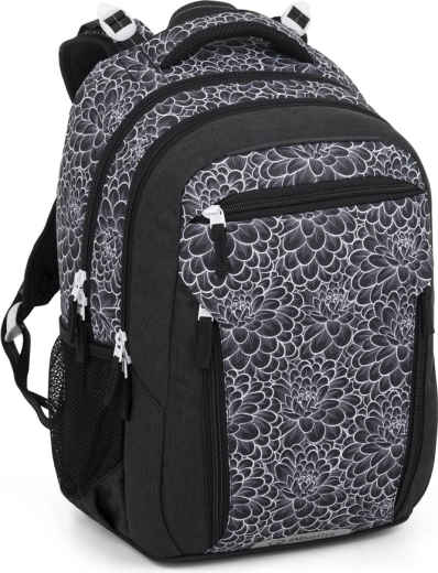 Bagmaster Porto Schulrucksack schwarz-weiß