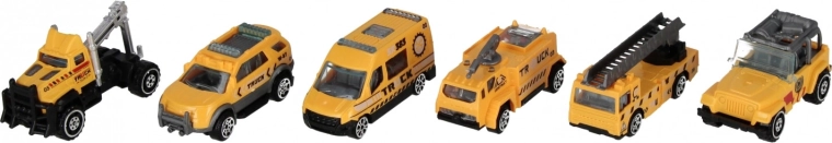 Set aus 6 Mini-Fahrzeugen für kreatives Spiel