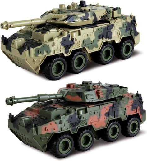 Spielzeugpanzer mit Schwungrad, Licht und Sound