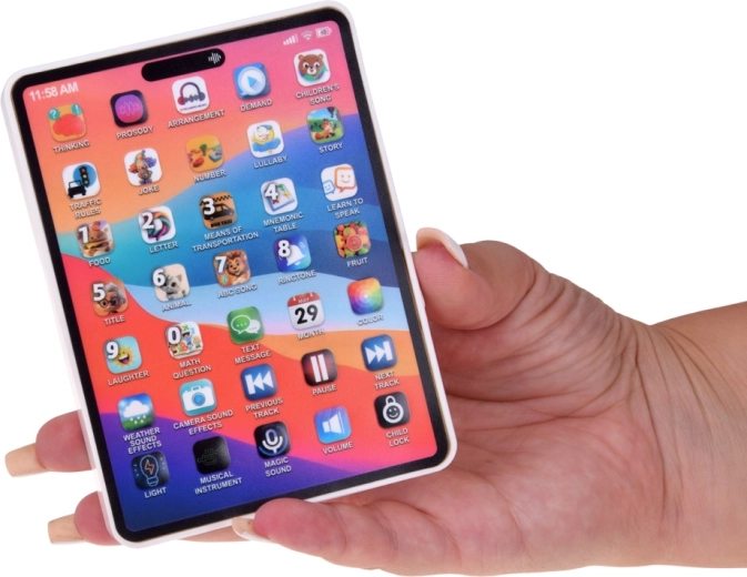 Interaktives Tablet mit Licht und Sound (Sprache: Englisch)
