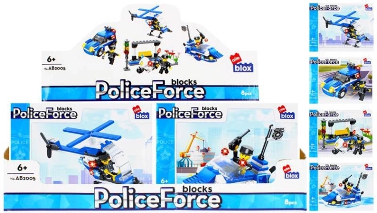Polizei-Bauset mit Minifigur – 4 Varianten