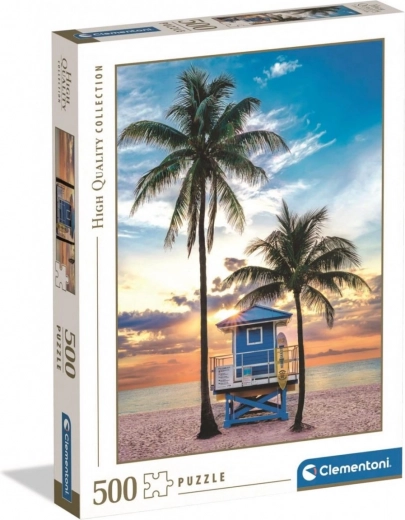 Puzzle 500 Teile CLEMENTONI Miami Beach, Florida
