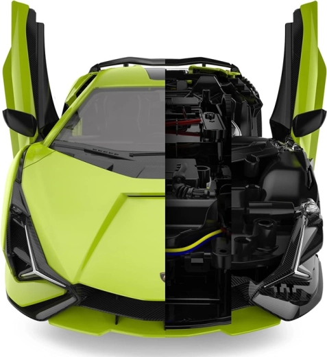 Öffnende Türen und detailreiche Ausführung