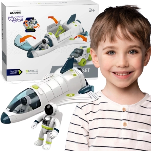 Woopie Weltraum-Set mit Shuttle und Rover