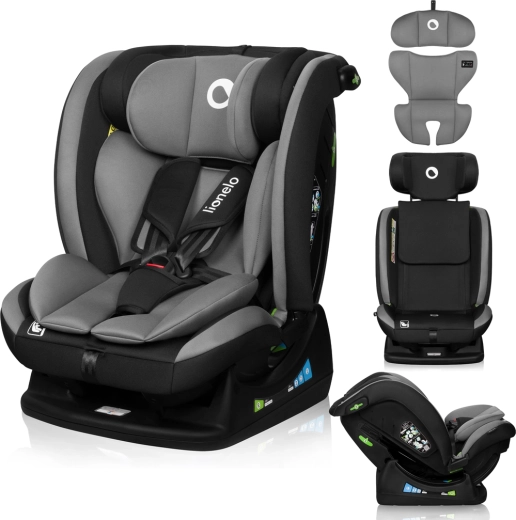 Lionelo Aart i-Size Autositz 40–150 cm Grey Graphite