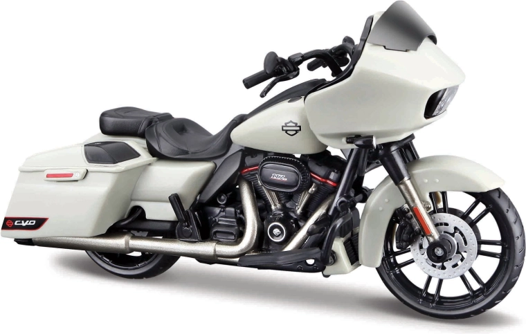 Maisto Harley-Davidson 2018 CVO Road Glide grau-weiß 1:18