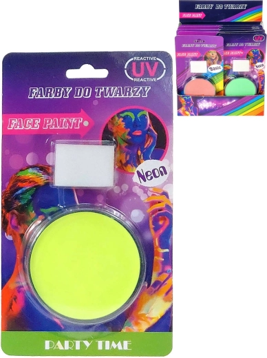 Gesichtsfarben für Kinder klassisch/UV-neon 12 Farben - 1 Set