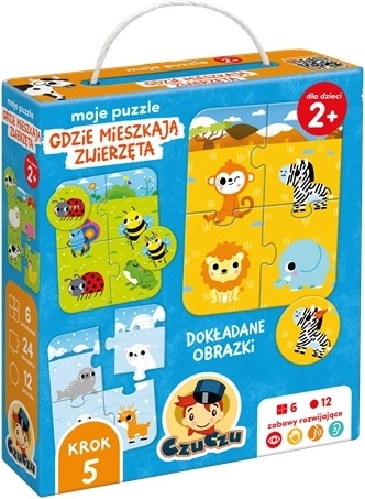 CzuCzu Meine Puzzle Wo Tiere wohnen