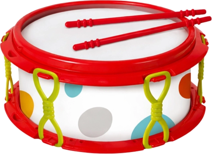 Trommel mit Schlägeln für erste Rhythmen