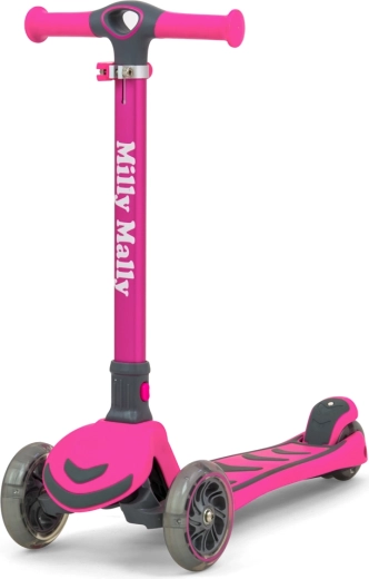 Dreirädriger Kinderroller Milly Mally Boogie, pink