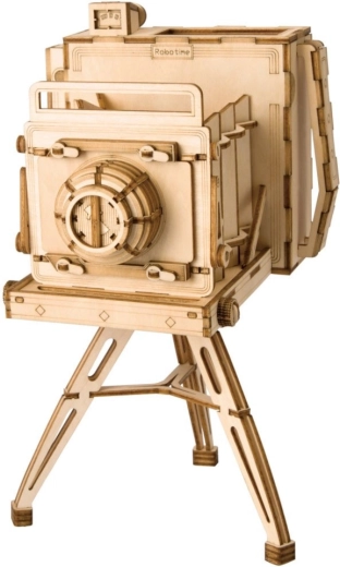 RoboTime 3D-Holzpuzzle historischer Fotoapparat
