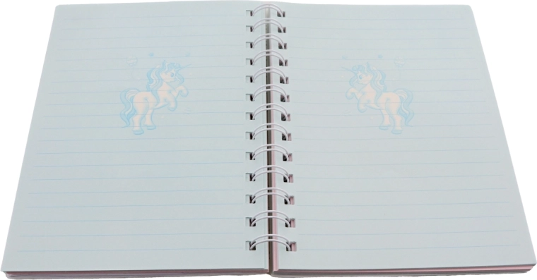 80 linierte Blätter in zwei Farben