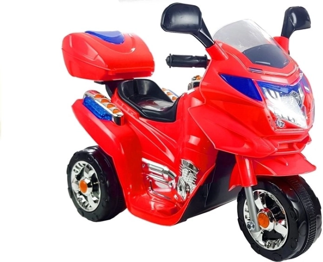 Elektrisches Dreirad für Kinder – rotes batteriebetriebenes Motorrad