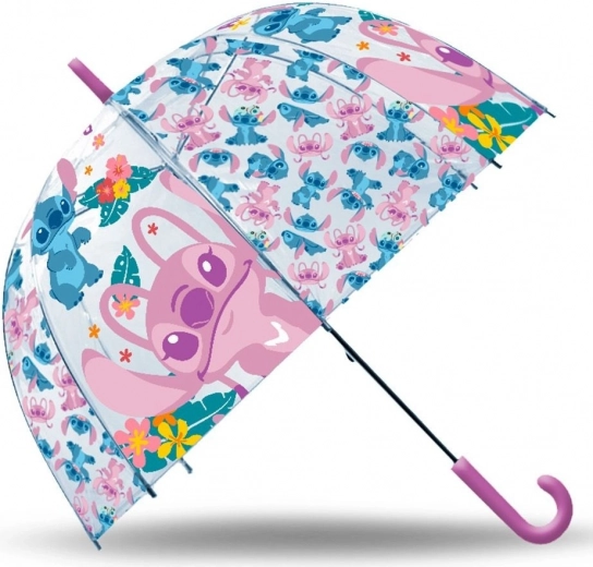 Transparenter manueller Kinderschirm 19" STITCH
