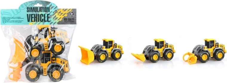 Baumaschine – Set mit zwei Baggern mit beweglichen Teilen