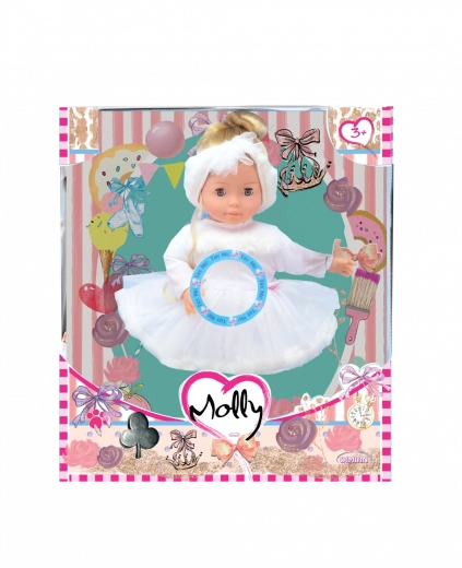 Puppe Bambolina Molly Ballerina mit 3 Liedern