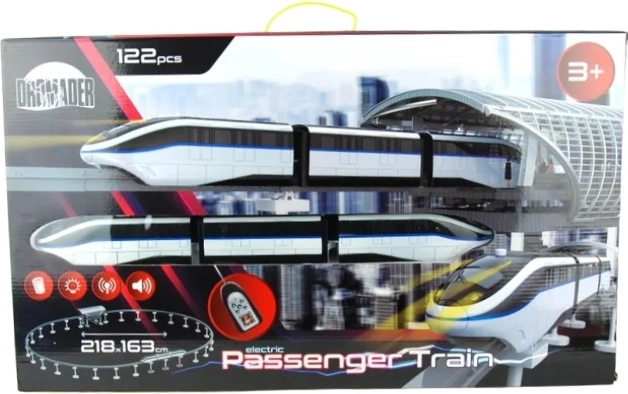 Batteriebetriebene Kinderbahn mit Schienen