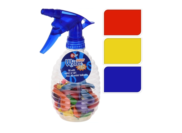 Unterhaltsames Set Super Water Fun – Wasserballons mit Pumpe 500 ml