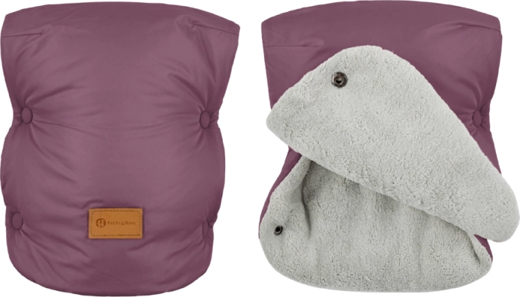 Kinderwagen-Handmuff PETITE&MARS Jasie Mysterious Plum