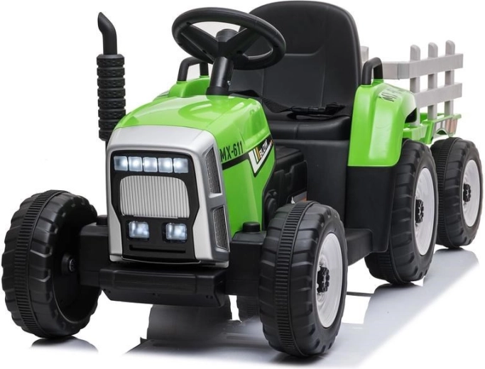 Elektrischer Traktor mit Fernbedienung BABY MIX Erick – grün