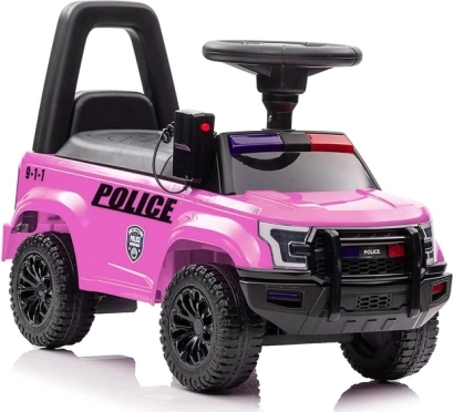 Rosa Rollspielzeug mit Megafon