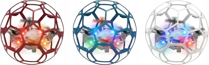 Mini-RC-Drohne als fliegende Kugel mit LED-Beleuchtung