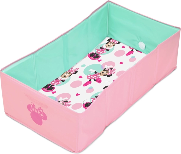 Bright Starts zusammenklappbare Reisewanne Minnie Mouse TuckAway für Kinder ab 12 Monaten