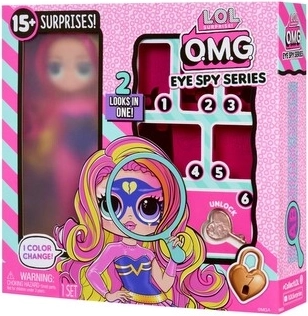 L.O.L. Surprise Decoder mit OMG großer Schwester Superhero – interaktive Puppe