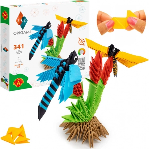Alexander Kreativset 3D-Origami Libellen