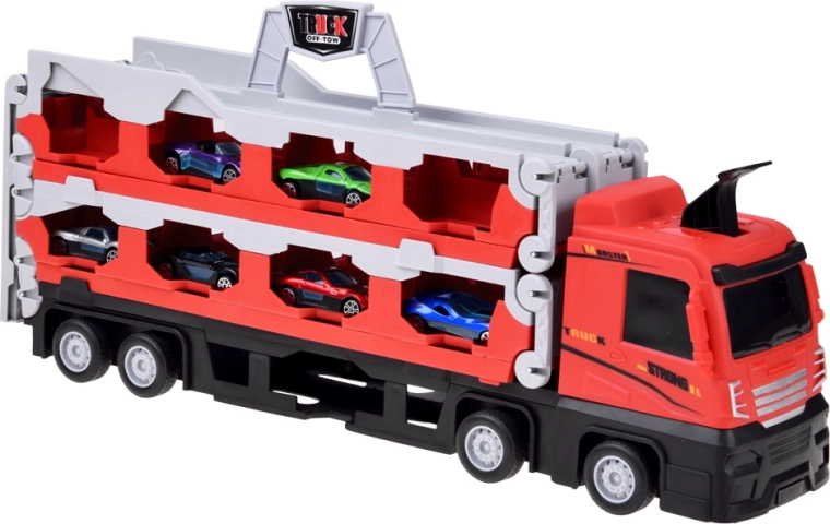 Zweistöckiger Transporter für 6 Autos