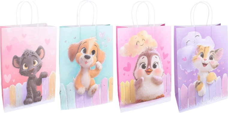 Geschenktüte für Kinder M 25 × 33 × 12 cm - 1 Stück
