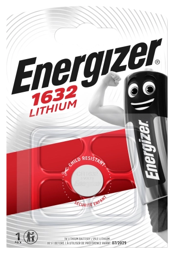 Lithium-Knopfzelle ENERGIZER CR1632 3 V