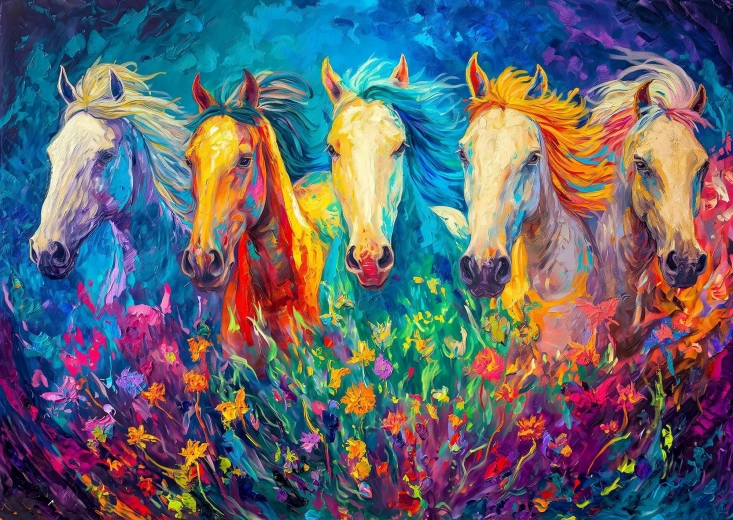 Puzzle Klare Galopp 1000 Teile