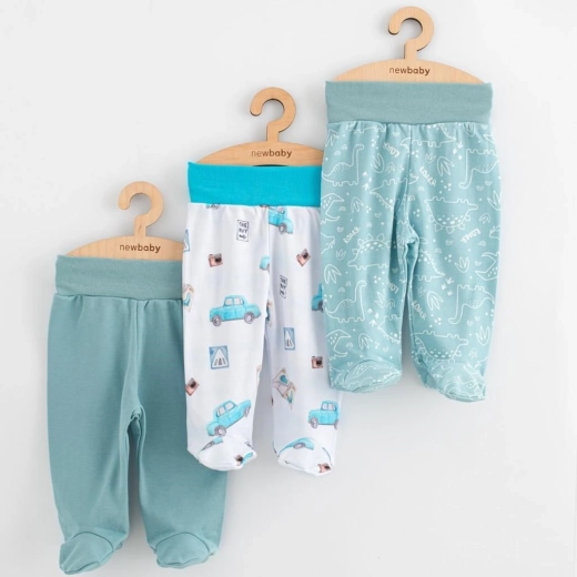 Baby-Halbschlafhosen NEW BABY Classic II, 3 Stück, Junge, Gr. 62 (3–6 Monate)