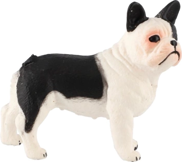 Detaillierte Miniatur einer französischen Bulldogge