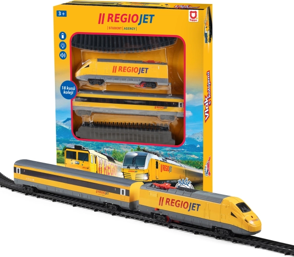 Modellzug RegioJet mit Licht- und Soundeffekten