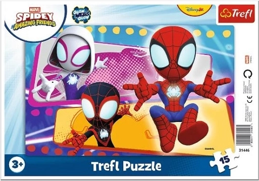 Rahmenpuzzle Spidey – Spinnen-Team (15 Teile)