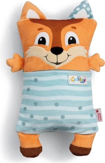 Nici Cosidoos Plüschfuchs 2-in-1 – superweiches Spielzeug und Kissen 30 × 20 cm