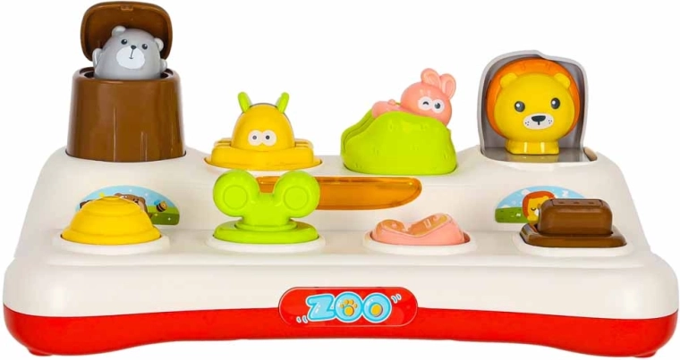 Pop-up-Tiere zum Lernen von Ursache und Wirkung