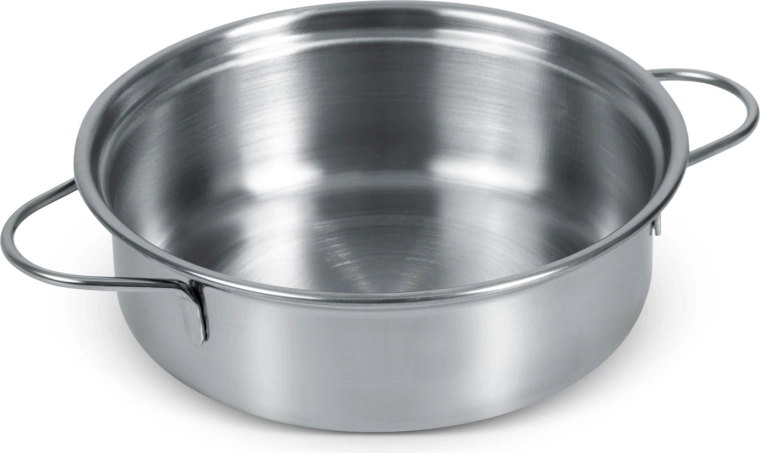 Robuster Topf zum Kochen und Servieren im Spiel