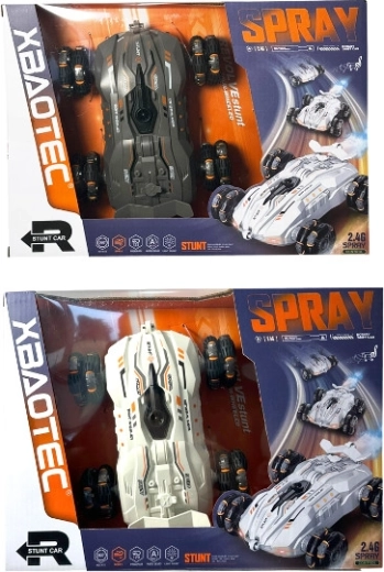 RC-Auto mit Fernsteuerung mit Rauch-/Dampfeffekt, Licht und Sound
