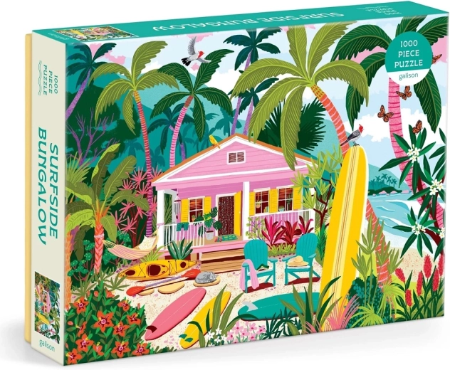 Galison Puzzle Surfer-Bungalow 1000 Teile