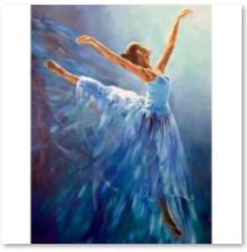 Diamant-Mosaik (Diamond Painting) Ballerina 30 × 40 cm
