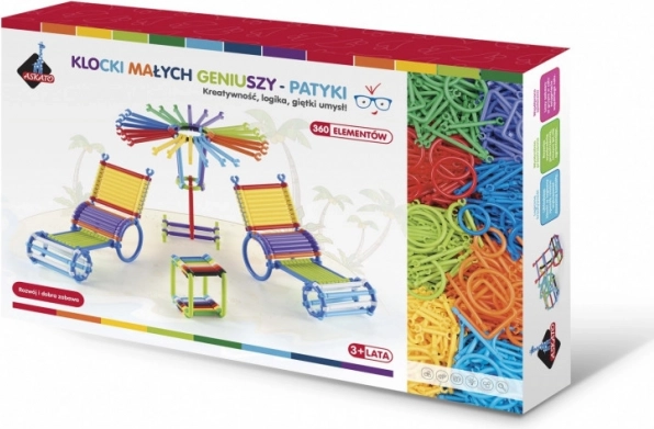 Stäbchen 360 Stück in der Box