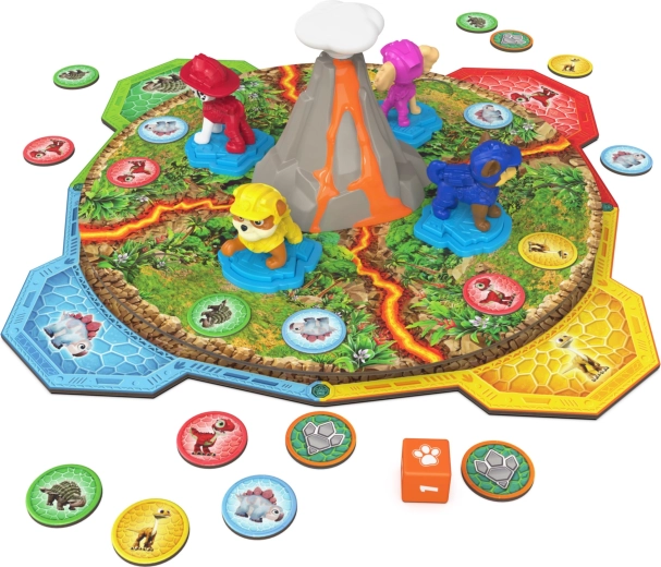 Der drehbare Vulkan verändert jedes Spiel