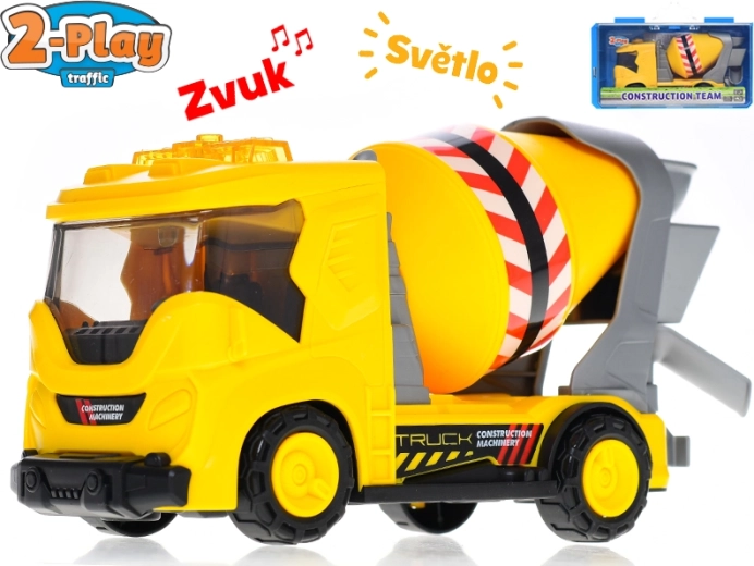 2-Play Traffic Betonmischer mit Licht und Sound 22 cm