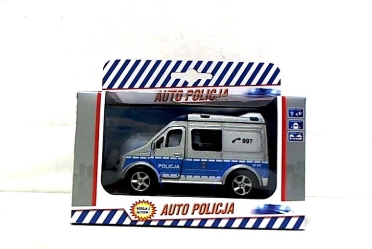 Polizeivan mit Sound 11 cm