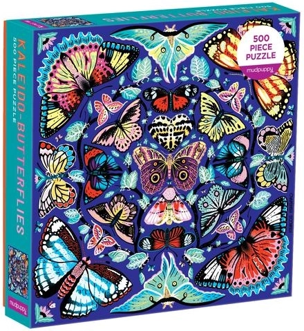 Mudpuppy Puzzle Kaleido Schmetterlinge 500 Teile