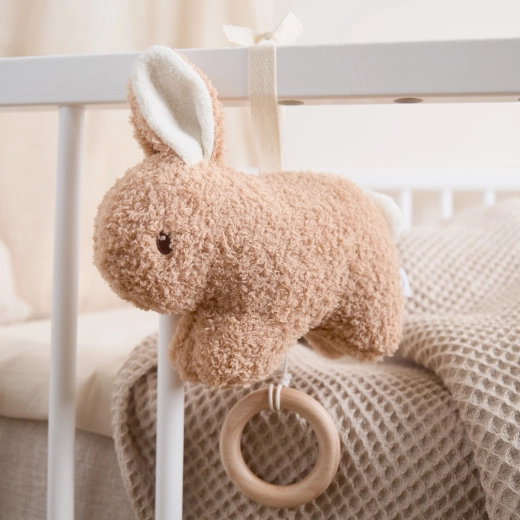 Einfache Befestigung am Bettchen, Kinderwagen und Autositz